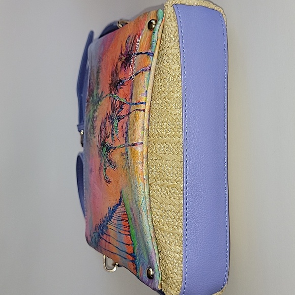 LEOMA LOVEGROVE TROPICAL PALM TREE CROSSBODY BAG - Picture 3 of 15